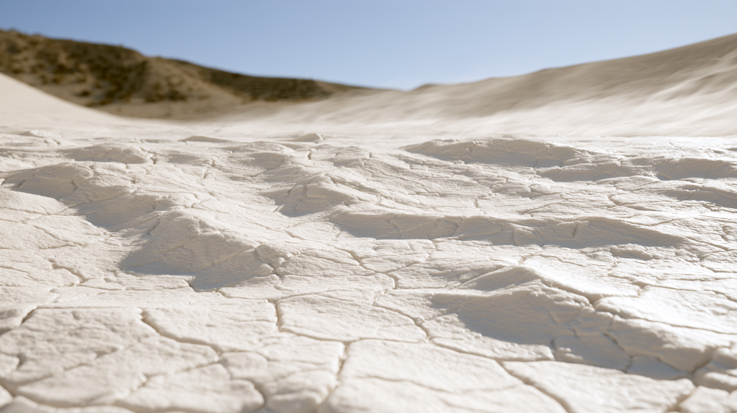 Cracked dry ground representing low humidity and dry winter conditions in Las Vegas.